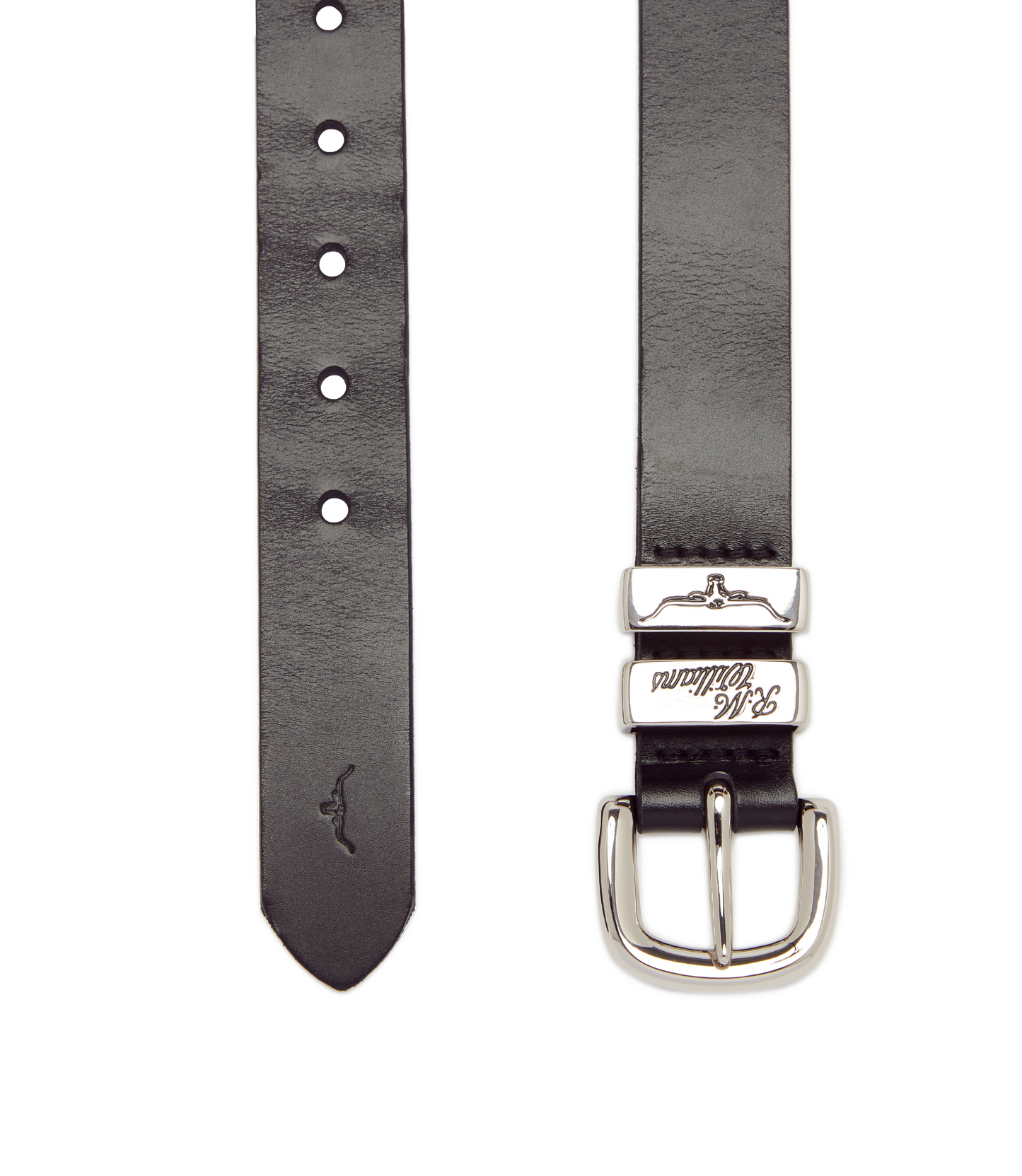 1 1/4" 3 piece solid hide belt